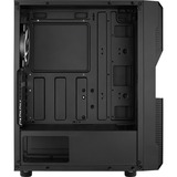 Aerocool Menace Saturn RGB midi tower behuizing Zwart | 2x USB-A | RGB | Window