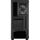 Aerocool Menace Saturn RGB midi tower behuizing Zwart | 2x USB-A | RGB | Window