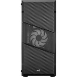 Aerocool Menace Saturn RGB midi tower behuizing Zwart | 2x USB-A | RGB | Window