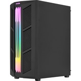 Aerocool Prime v1 midi tower behuizing Zwart | 2x USB-A | RGB | Window