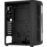 Aerocool Prime v1 midi tower behuizing Zwart | 2x USB-A | RGB | Window