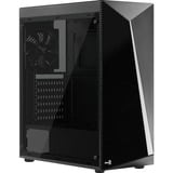 Aerocool Shard midi tower behuizing Zwart | 3x USB-A | RGB | Window