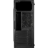 Aerocool Streak midi tower behuizing Zwart | 3x USB-A | RGB | Window