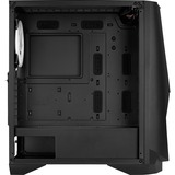 Aerocool Visor Tower-behuizing Zwart | USB-A 2.0 | 2x USB-A 3.2 (5 Gbit/s) | 2x Audio | Window-kit