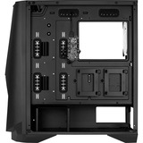 Aerocool Visor Tower-behuizing Zwart | USB-A 2.0 | 2x USB-A 3.2 (5 Gbit/s) | 2x Audio | Window-kit