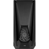 Aerocool Visor Tower-behuizing Zwart | USB-A 2.0 | 2x USB-A 3.2 (5 Gbit/s) | 2x Audio | Window-kit