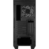 Aerocool Visor Tower-behuizing Zwart | USB-A 2.0 | 2x USB-A 3.2 (5 Gbit/s) | 2x Audio | Window-kit