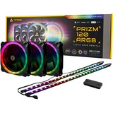 Antec Prizm 120 ARGB 3+2+C case fan 4-pin PWM aansluiting