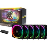 Antec Prizm 120 ARGB 5+C case fan Zwart