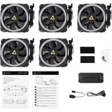 Antec Prizm 120 ARGB 5+C case fan Zwart