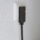 Brennenstuhl Comfort-Line Plus, 4-voudig 4-voudige stekkerdoos Zwart, 4x stekker, met platte stekker, 2m H05VV-F 3G1,5
