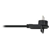 Brennenstuhl Comfort-Line Plus, 6-voudige stekkerdoos stekkerdoos Zwart, met platte stekker, 2m H05VV-F 3G1.5