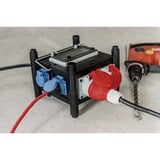 Brennenstuhl Compacte rubberen stroomverdeler BSV 3 FI/16 2 IP44 5-voudige stekkerdoos Zwart, 5x stekker, 2xCEE16A
