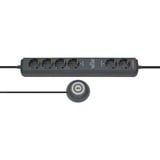 Brennenstuhl Eco-Line Comfort Switch Plus 6x stekkerdoos Antraciet, 1159560516, voor 6 stekkers