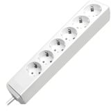 Brennenstuhl Eco-Line Stekkerdoos 6x stekkerdoos Wit, 1159420015, voor 6 stekkers