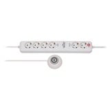 Brennenstuhl Eco-Line Stekkerdoos Comfort Switch Plus EL CSP 24 6-voudig stekkerdoos Wit, 1,5 meter