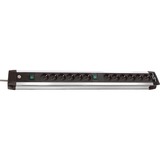 Brennenstuhl Premium-Alu-Line stekkerdoos 12-voudig Zwart, 3 meter