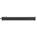 Brennenstuhl Premium-Line 19" stekkerdoos 8-voudig stekkerdoos Zwart/lichtgrijs, 3 meter