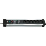 Brennenstuhl Premium-Protect-Line 60000A 6x stekkerdoos 1391000607, voor 6 stekkers