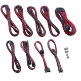 Cablemod PRO ModMesh RT-Series Cable Kit kabelmanagement Carbon/rood, 13-delig