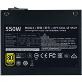 Cooler Master V550 SFX Gold 550W voeding  Zwart, 4x PCI-e, Full Kabel-management