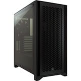 4000D AIRFLOW Tempered Glass midi tower behuizing