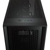 Corsair 4000D AIRFLOW Tempered Glass midi tower behuizing Zwart | 1x USB-A | 1x USB-C | Tempered Glass