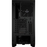 Corsair 4000D AIRFLOW Tempered Glass midi tower behuizing Zwart | 1x USB-A | 1x USB-C | Tempered Glass