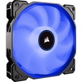 Corsair AF120 High Airflow blue LED fan case fan Zwart/wit, 3-pin aansluiting