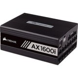 Corsair AX1600i, 1600 Watt voeding  Zwart, 10x PCIe, Full Kabel-management