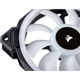 Corsair LL120 RGB LED PWM fan - 3 Fan Pack case fan Zwart, 3 stuks, 4-pins PWM fan-connector