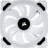 Corsair LL120 White RGB LED PWM fan - 3 Fan Pack case fan Wit, 3 stuks, 4-pins PWM fan-connector