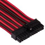 Corsair Premium Individually Sleeved ATX 24-Pin Type 4 Gen 4 kabel Rood/zwart