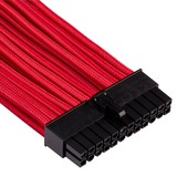 Corsair Premium Individually Sleeved ATX 24-Pin Type 4 Gen 4 kabelmanagement Rood