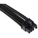 Corsair Premium Individually Sleeved PCIe Type 4 Gen 4 kabel Zwart, 2 stuks