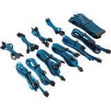 Corsair Premium Individually Sleeved PSU Pro Kit Type 4 Gen 4 kabel Blauw/zwart, 20-delig