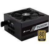 Corsair TX850M, 850 Watt voeding Zwart, 4x PCIe, Kabel-management