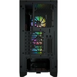 Corsair iCUE 4000X RGB Tempered Glass Tower-behuizing Zwart | USB-A 3.2 (5 Gbit/s) | USB-C 3.2 (5 Gbit/s) | Audio | Window-kit