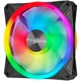 Corsair iCUE QL140 RGB case fan Zwart, 4-pins PWM fan-connector