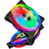 Corsair iCUE QL140 RGB case fan Zwart, 2 stuks, 4-pins PWM fan-connector