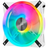 Corsair iCUE QL140 RGB case fan Wit, 2 stuks, 4-pins PWM fan-connector