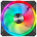 Corsair iCUE QL140 RGB case fans Zwart, 2 stuks, 140 x 140 x 25 mm, PWM