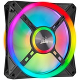 Corsair iCUE QL140 RGB case fans Zwart, 2 stuks, 140 x 140 x 25 mm, PWM