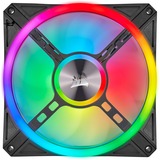 Corsair iCUE QL140 RGB case fans Zwart, 2 stuks, 140 x 140 x 25 mm, PWM