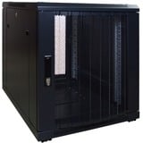 DSI 12U mini serverkast met geperforeerde deur DS6812PP server rack Zwart, 600 x 800 x 635mm