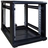 DSI 12U mini serverkast met geperforeerde deur - DS6812PP server rack Zwart, 600 x 800 x 635 mm