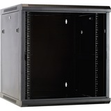 DSI 12U wandkast met glazen deur - DS6612 server rack Zwart, 600 x 600 x 635mm