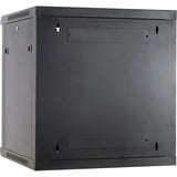 DSI 12U wandkast met glazen deur - DS6612 server rack Zwart, 600 x 600 x 635mm