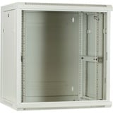 DSI 12U witte wandkast met glazen deur - DS6412W server rack Wit, 600 x 450 x 635mm