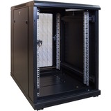 DSI 15U mini serverkast met geperforeerde deur - DS6815PP server rack Zwart, 600 x 800 x 770mm